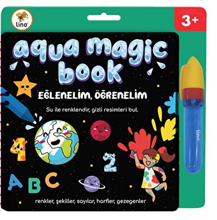 Lino Aqua Magic Book Eğlenelim, Öğrenelim ( Sihirli Boyama Kitabı)