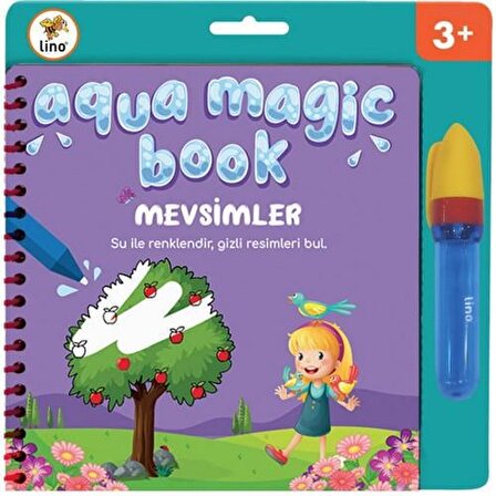 Lino Aqua Magic Book Mevsimler Sihirli Boyama Kitabı