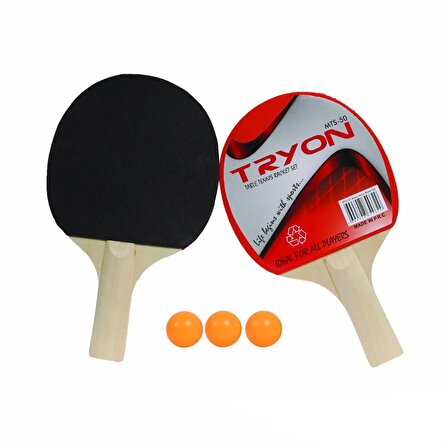 Tryon MTS-50-114 2Rk.3 Top Unisex Masa Tenis Raket Seti