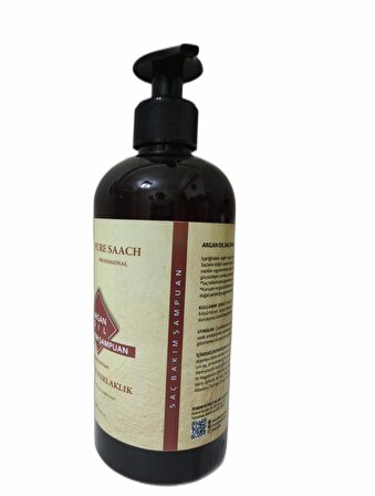 PURE SAACH PROFESSIONAL ARGAN OİL SAÇ BAKIM  ŞAMPUANI