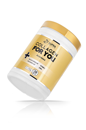 Supra Protein Collagen For You-Aromasız-Kolajen+Hyaluronik Asit+Çinko+Vitamin C-28 Günlük Kür