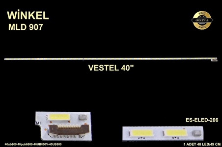 Vestel Philips LG Slim Led Bar 40 inç 49cm 48 Ledli Tv Led Bar 284340-BB7