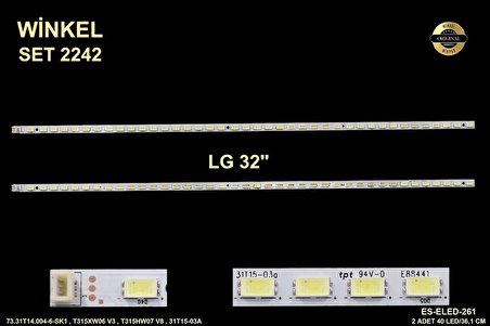 LG Slim Led Bar 32 inç 36,1cm 40 Ledli Tv Led Bar 284353-JJ2