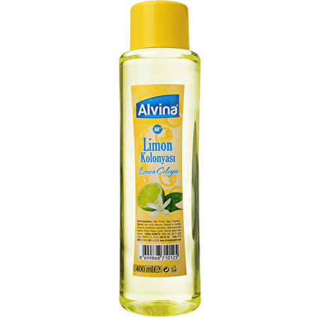 Alvina Limon Kolonyası 80 Derece Pet Şişe 400 ml