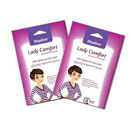 StopEver Lady Comfort Adet Ağrıları için Isıtıcı 2 adet