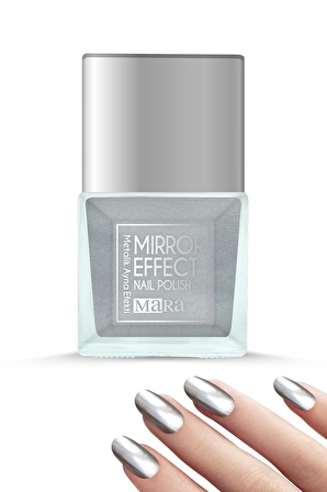 Mirror Effect Nail Polish 15 Ml - Silver