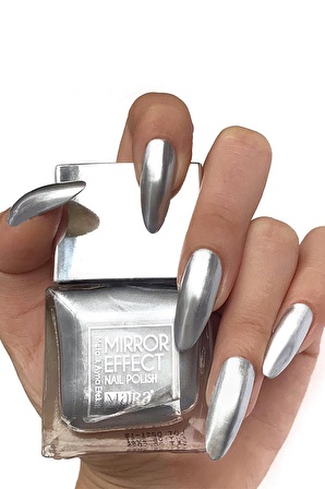 Mirror Effect Nail Polish 15 Ml - Silver