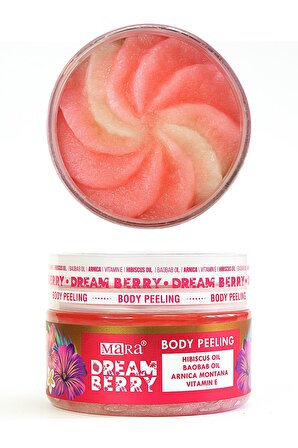 Mara Dreamberry Değerli Yağlar İçeren Çilek Vücut Peeling 300gr