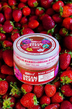 Mara Dreamberry Değerli Yağlar İçeren Çilek Vücut Peeling 300gr