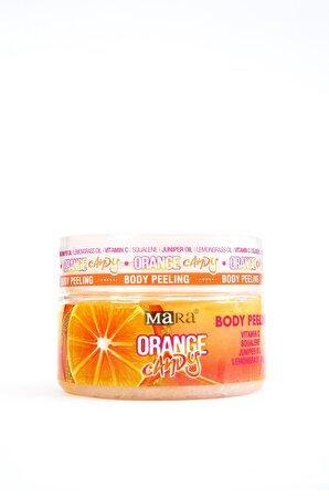 Mara Orange Candy Değerli Yağlar İçeren Portakal Şekeri Vücut Peeling 300gr