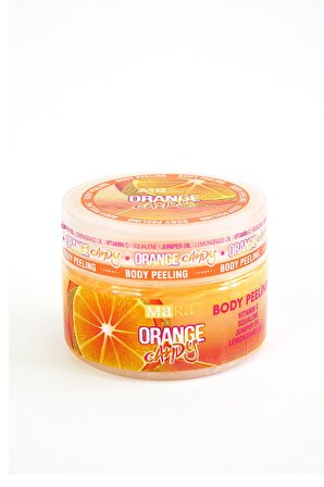 Mara Orange Candy Değerli Yağlar İçeren Portakal Şekeri Vücut Peeling 300gr