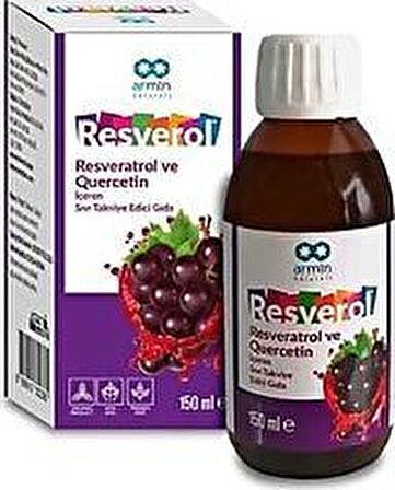 Armin Resverol - Resveratrol ve Quercetin İçeren Sıvı Takviye Edici Gıda 150 ml