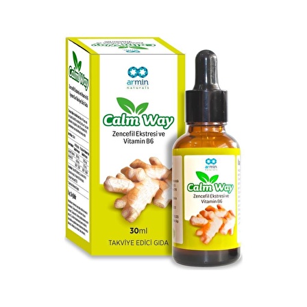 Calm Way Zencefil Vitamin B6 Damla 30ml