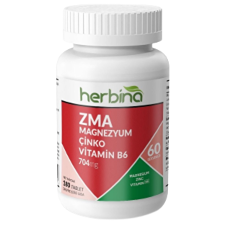 ZMA Magnezyum Çinko Vitamin B6 160 Kapsül