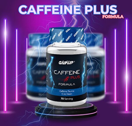 Gainup Caffeine Plus Formula Taurine - C vit - Niasin 70 Kapsul