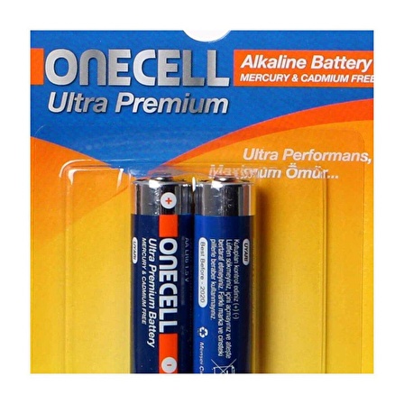 Onecell Ultra Premium Alkalin AA Boy Pil 2li