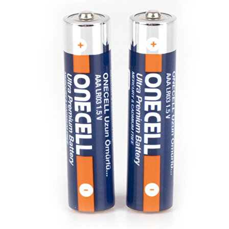 Onecell Ultra Premium Alkalin AAA Boy Pil 2li