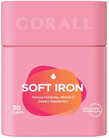 Soft Iron 30 Kapsül (Demir Fumarat ve C Vitamini)
