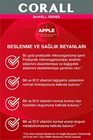 Apple (elma Ekstresi, Silibin, B6, B12 Ve Probiyotik)