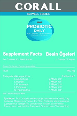 Probiotic Daily 30 Kapsül