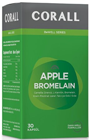 Apple Bromelain (yeşil Çay Ekstresi, L-karnitin Ve Krom Pikolinat)