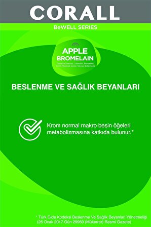 Apple Bromelain (yeşil Çay Ekstresi, L-karnitin Ve Krom Pikolinat)