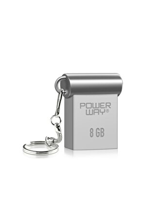 Powerway Mini 8 GB Metal Mini Usb Flash Bellek Usb 3.0 Yüksek Hızlı