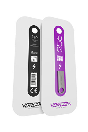Vorcom 256 GB Usb Flash Bellek (Yüksek Hızlı) Metal Usb 3.0 Data Traveler Okuma Hızı Up to 100 MB/s