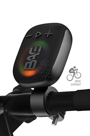 Bisiklet, Motorsiklet Uyumlu Gidon Kemer Aparatlı Hafıza Kartı Usb Girişli Bluetooth Hoparlör