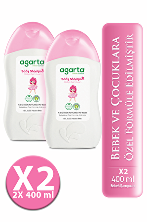 Doğal Şampuan Kız Çocuklarına Özel Bakım 400 ml X 2 Adet