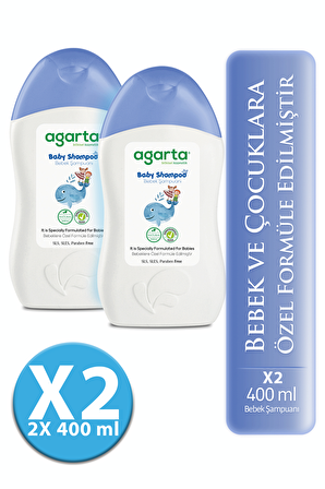 Doğal Şampuan Erkek Bebek Çocuklarına Özel Bakım 400 ml X 2 Adet
