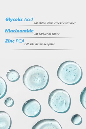 Gözenek Sıkılaştırıcı Tonik / Glycolic Acid-Niacinamide-Zinc PCA 200 ml
