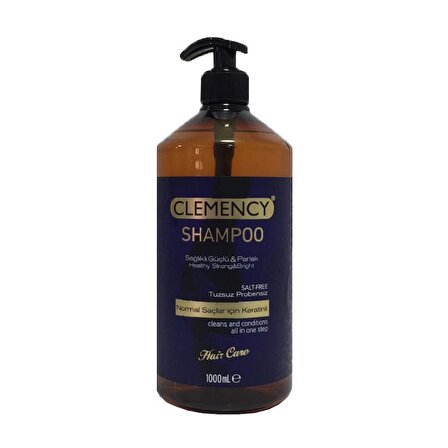 Clemency Normal Saçlar için Keratinli Tuzsuz Şampuan 1000ml