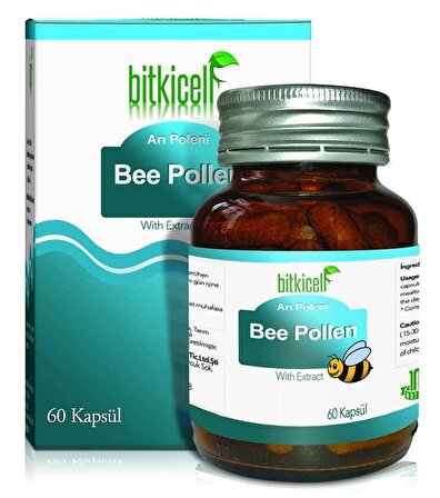 Bitkicell Bee Pollen Arı Poleni Kapsülü 750mg 60 Kapsül