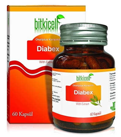 Bitkicell Diabex Okaliptus Ekstrakt Kapsülü 750mg 60 Kapsül