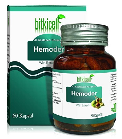 Bitkicell Hemoder At Kestanesi Ekstrakt Kapsülü 750mg 60 Kapsül