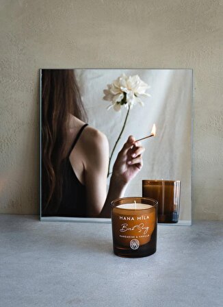 Mana Mila Bird Song Mum - Mandarine & Vanilla Scanted Candle