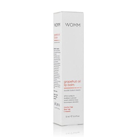 Womm Dudak Bakım Kremi - SPF30 - 12 ml