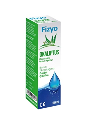 Fizyo Okaliptus İçerikli Doz Ayarlı Burun Tıkanıklığı Spreyi 20 Ml