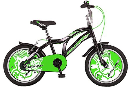 Salcano Badboy 16 Jant Çocuk Bisikleti Siyah-Yeşil