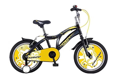 Salcano Badboy 16 Jant Çocuk Bisikleti Siyah Sarı Gri