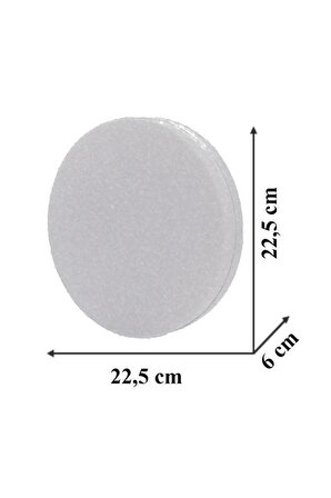 Nisaluce 12W Ledli Tavan Armatürü 6400K Beyaz Işık 22,5 cm