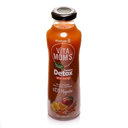 Vitamoms Anne Detoks İçeceği Turuncu Meyveler 330 ml
