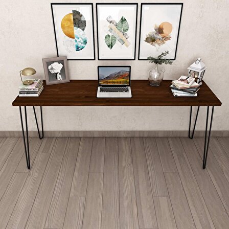 Woodesk Cpt4621-180 Çalışma Masası Ahşap 50 x 180 cm Koyu Ceviz 