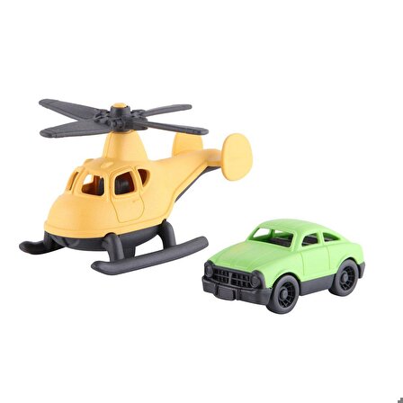FABBATOYS Minik Taşıtlar Araba-Helikopter