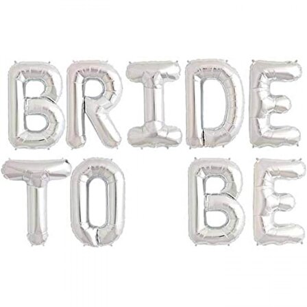 Bride To Be Folyo Balon Gümüş