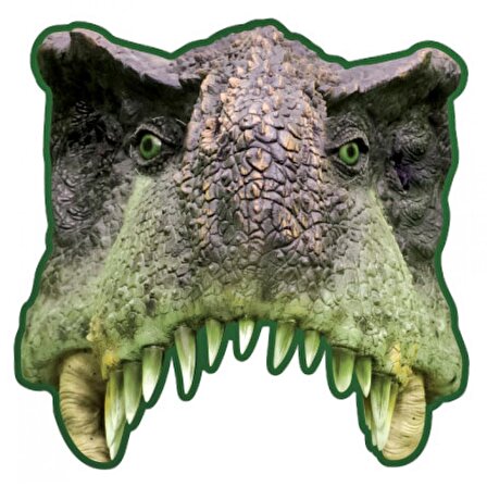 Jurassik Dinozor Parti Karton Maske 6 lı