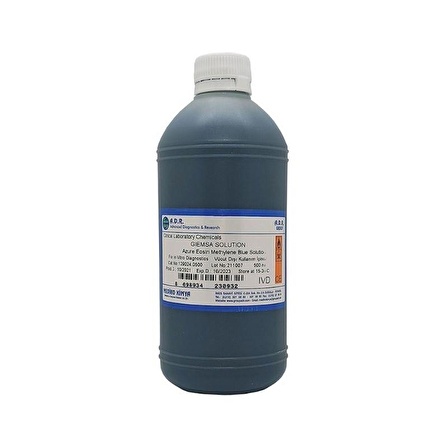 ADR - GİEMSA BOYASI SOLÜSYON ÇÖZELTİSİ 500 ML