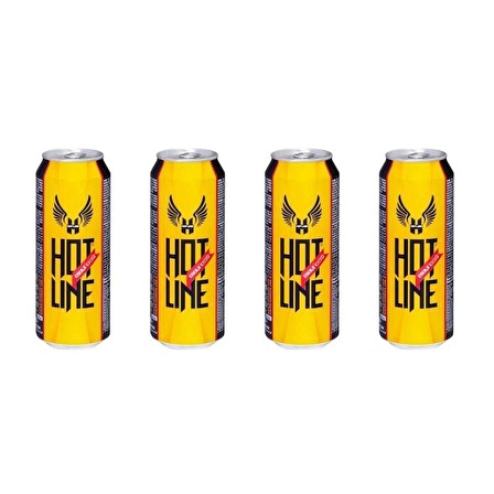 HOTLİNE - ENERJİ İÇECEĞİ 500ML - 4 ADET