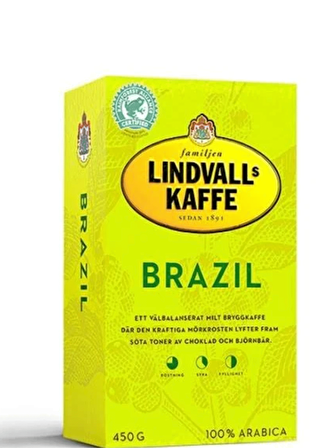 Lindvalls Kaffe Brazil Filtre Kahve 450 G